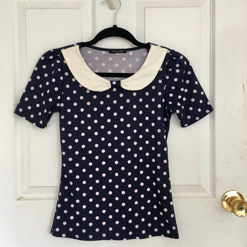 Polka dot top